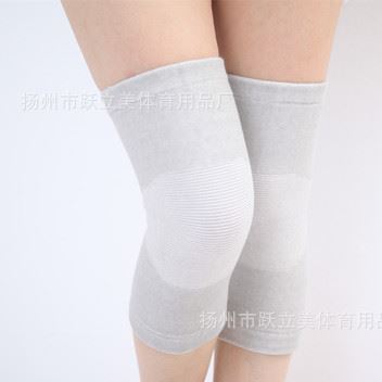 廠家直銷四面彈竹炭纖維護(hù)膝籃球運(yùn)動(dòng)防護(hù)純棉保健保暖跑步護(hù)具示例圖4
