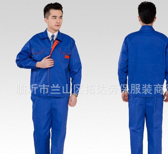 【廠家直銷】長短袖勞保服套裝 汽修春夏秋冬套裝工作服 加工定做示例圖8