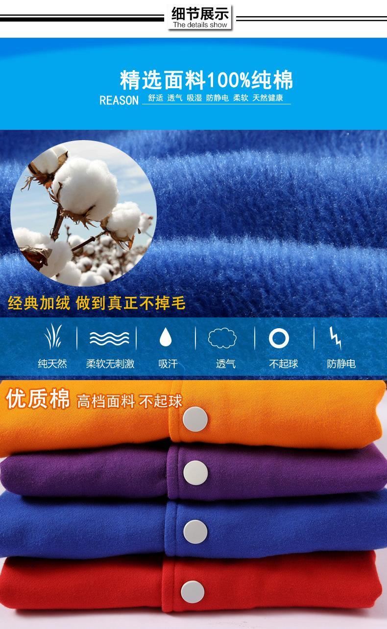 棒球服DIY衛衣定制印LOGO班服外套廣告服會棉加絨訂做示例圖11