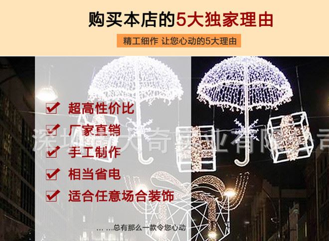 50米500燈暖白LED全防水公母接燈串 戶外亮化彩燈閃燈 婚慶布置示例圖1
