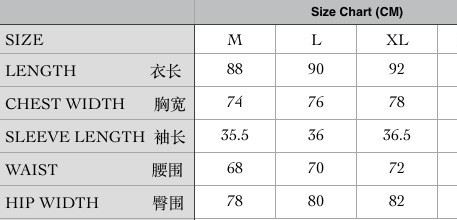 潛水服尺寸表