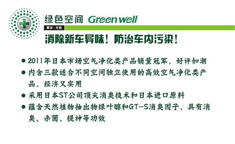 正品 車博士綠色空間 車用空氣凈化劑除臭消菌綠葉醇示例圖1