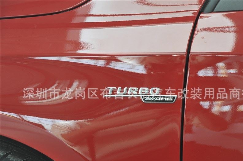 奔馳A45CLA45GLA45 AMG TURBO翼子板標(biāo) 葉子板標(biāo) 側(cè)標(biāo)示例圖5