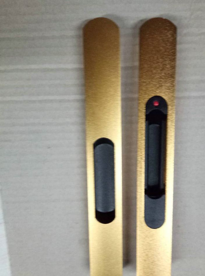 推拉門窗氧化鎖 紗窗鎖 工程標準移門一字鎖 推拉門窗專用鎖示例圖33