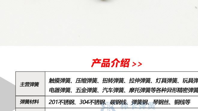 彈簧廠供應護線彈簧 壓縮彈簧 壓力扭力簧 護線彈簧 軟管示例圖4