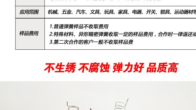 彈簧廠供應護線彈簧 壓縮彈簧 壓力扭力簧 護線彈簧 軟管示例圖5