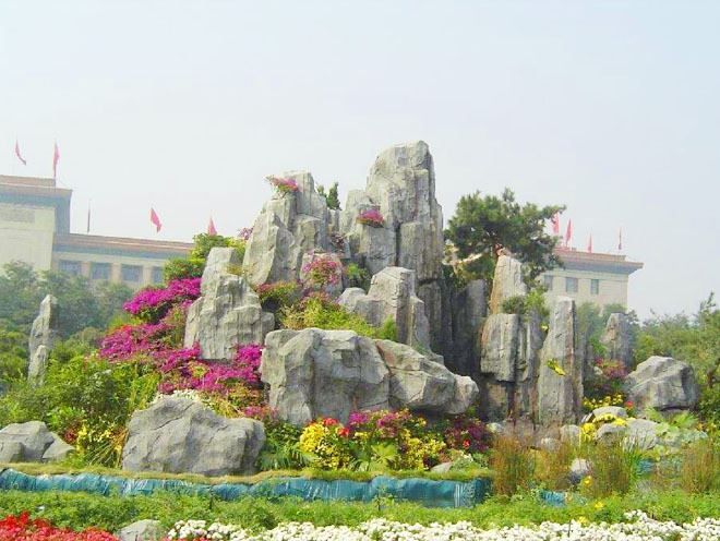 廠家直銷假山石 園林景觀裝飾流水噴泉假山 承接假山制作示例圖3