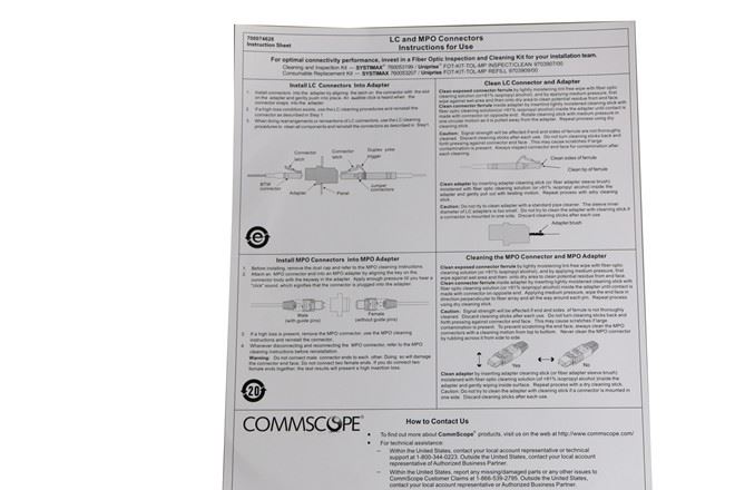 COMMSCOPE康普SC-LC多模千兆光纖跳線3米FEMLCSC42-EXF010示例圖11