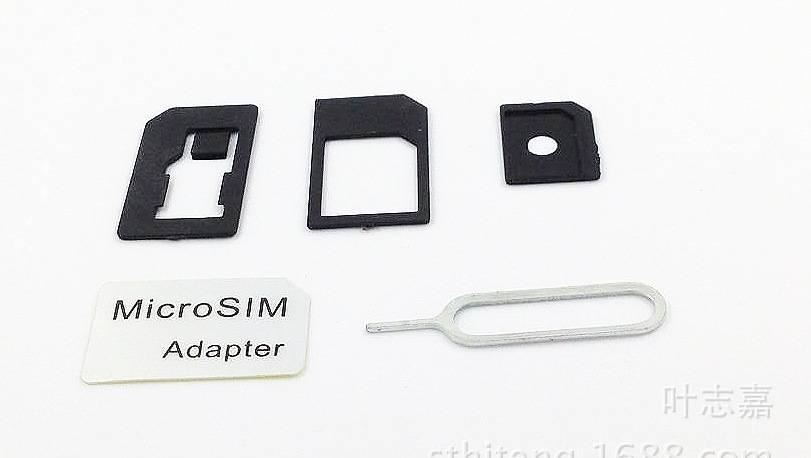 苹果还原卡套 iphone4/4S microSIM还原卡套 苹果配件批发 5件套示例图2