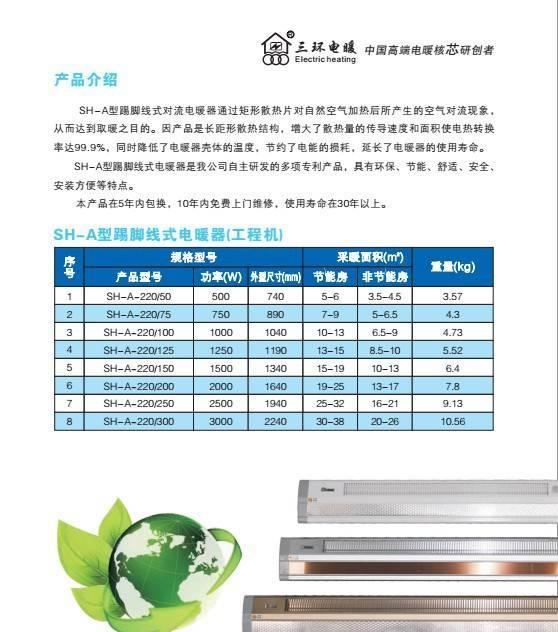 廠家直供 踢腳線取暖器 家用踢腳線式電取暖器 壁掛式電暖器可定示例圖3