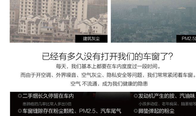 負(fù)離子復(fù)合濾網(wǎng)車載凈化 車載凈化器OEM生產(chǎn)廠家智能車載凈化器示例圖4
