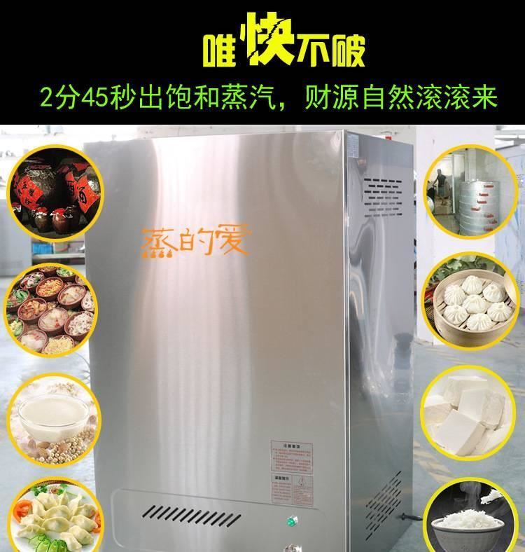 豆腐蒸汽機 節能燃氣蒸汽發生器 燃氣節能蒸汽機 酒店廚房設備示例圖1