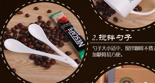 星巴克陶瓷咖啡馬克杯子勺子禮盒套裝奶茶店婚慶酒店商務(wù)送禮銷售示例圖5
