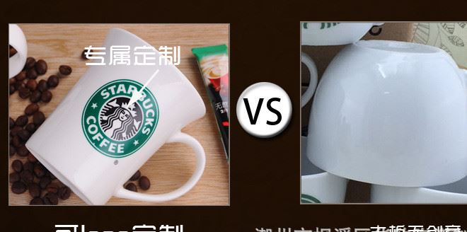 星巴克陶瓷咖啡馬克杯子勺子禮盒套裝奶茶店婚慶酒店商務(wù)送禮銷售示例圖15