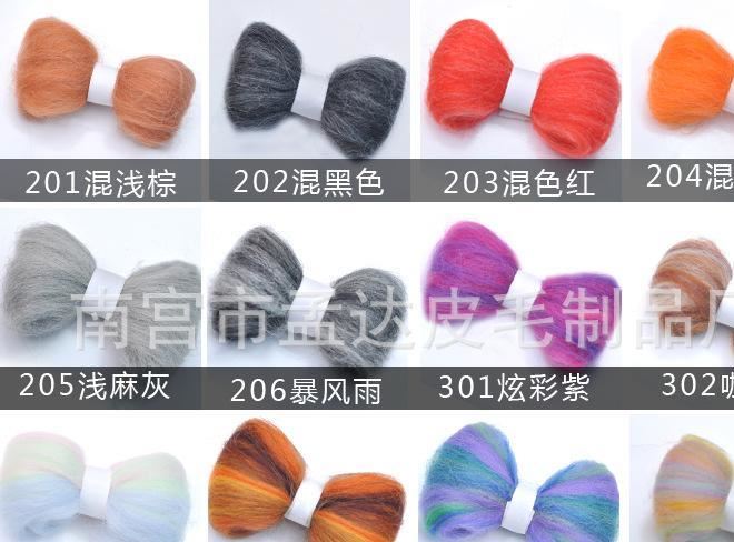 廠家直銷 2-7cm尼泊爾 彩色羊毛氈波點球 純手工diy球飾品圓球示例圖23