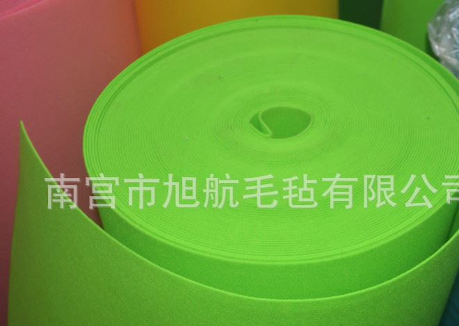 毛氈 背膠毛氈 彩色毛氈布 眼鏡盒包包禮品盒工藝無紡布支持定做示例圖8