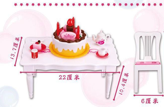 樂(lè)吉兒洋娃娃套裝大禮盒玩具女孩玩具生日派對(duì)夢(mèng)幻甜甜屋H29B示例圖5
