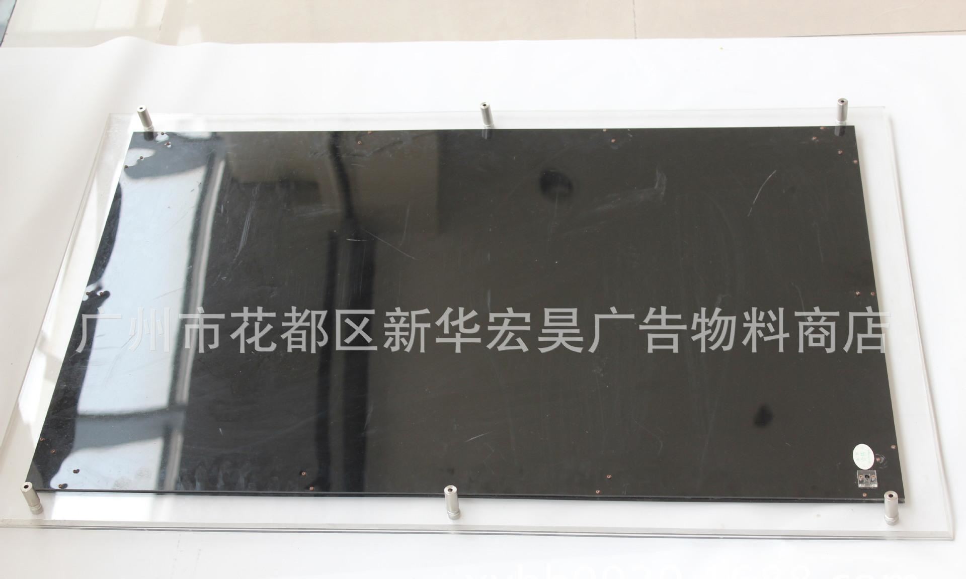 廠價超薄燈箱商業(yè)亮化工程廣告展覽展示LED單雙面T4定制水晶燈箱示例圖8