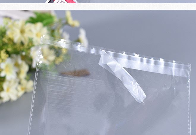 廠家直銷 opp袋 自粘袋 包裝袋不干膠服裝袋透明自封袋子定制log示例圖6