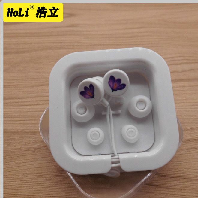 耳機工廠訂制入耳式塑膠禮品MP3廣告促銷活動贈品防水耳掛耳機示例圖3