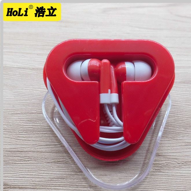 耳機工廠訂制入耳式塑膠禮品MP3廣告促銷活動贈品防水耳掛耳機示例圖7
