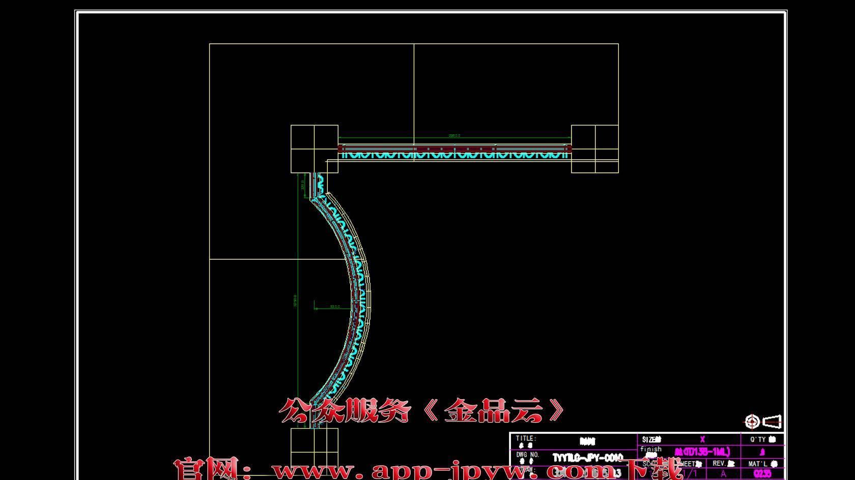 铜艺栏杆 铝艺栏杆 铁艺阳台栏杆3D绘图CAD绘图 视频-0010示例图16