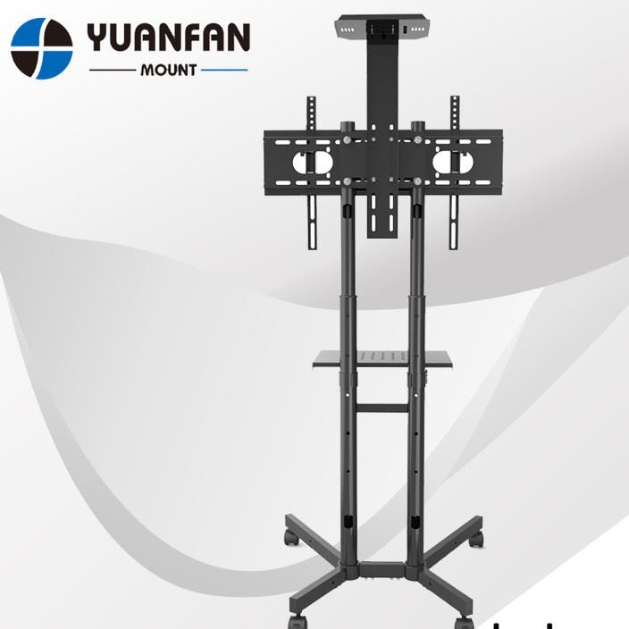 支尔成电视架落地32-70寸通用液晶电视挂架会议推车移动支架伸缩示例图1