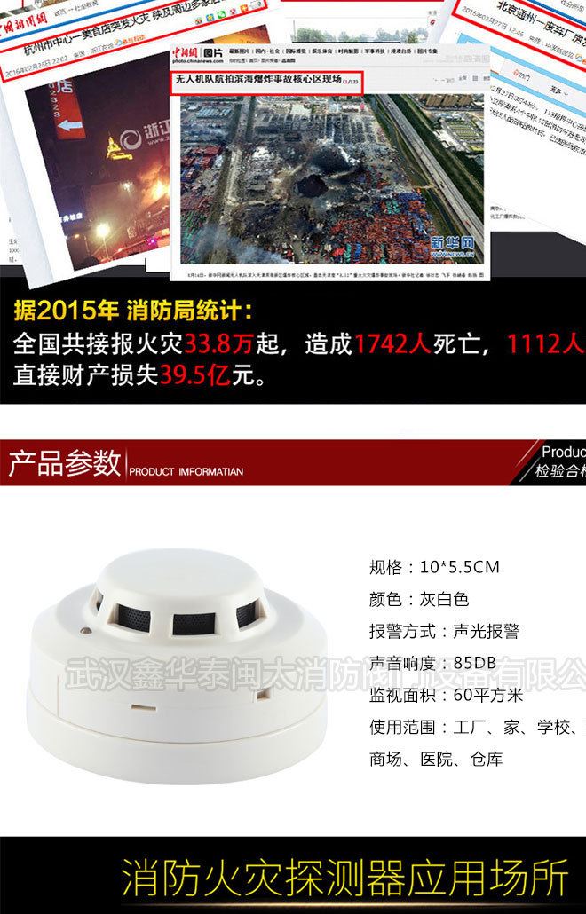 氣體滅火系統，火災自動報警系統，煙感報警，防火門監控系統示例圖2