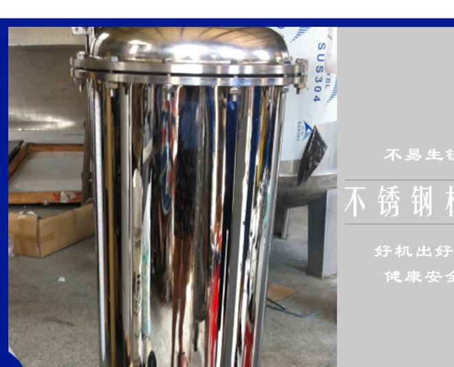 廠家直銷不銹鋼精密過濾多功能微孔濾芯普通法蘭式精濾器示例圖4