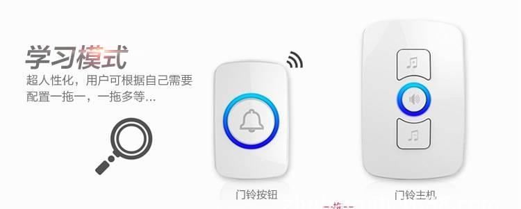 牧銳 別墅家用無線門鈴一拖一 交流遠距離電子門鈴老人呼叫器示例圖18