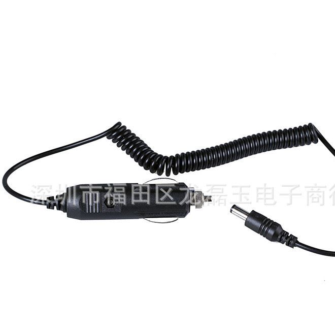 對(duì)講機(jī)車載充電器 寶鋒UV-5R車充借電器 車載借電 12V小車車充線示例圖2