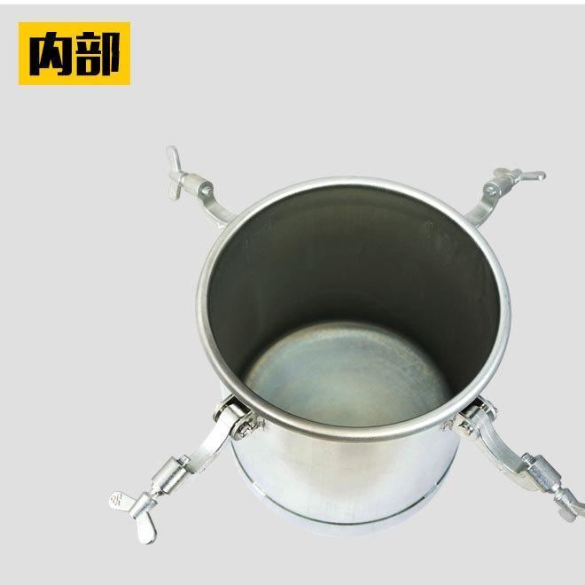 榮鵬廠家10L壓力桶花崗巖多彩配槍噴漆桶 鍍鋅板外墻涂料噴漆工具示例圖3