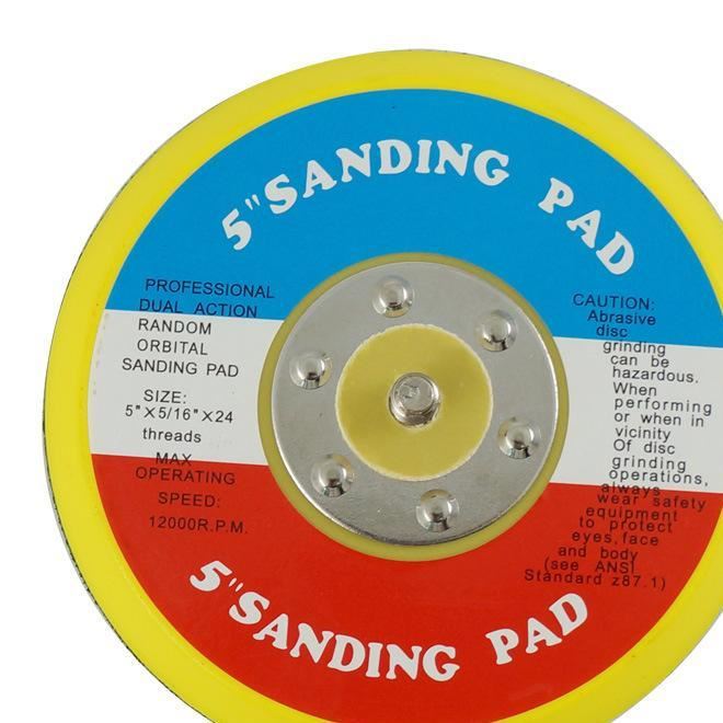 品質(zhì)款榮鵬氣動砂磨機5寸氣動打磨機砂紙機拋光機不吸塵125干磨機示例圖6