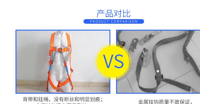 批發(fā)生產 丙綸高強絲安全帶 高空作業(yè)防墜落安全帶 廠家直銷示例圖10