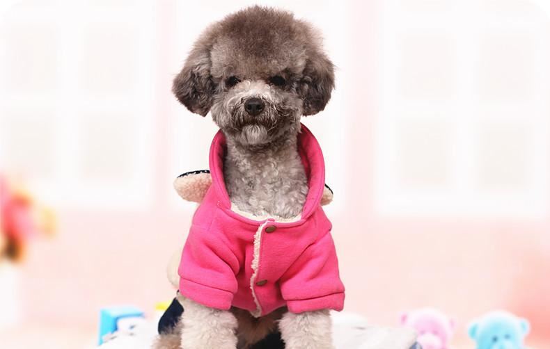 廠家直銷(xiāo)冬裝狗狗衣服四腳衣泰迪寵物衣服 批發(fā)貴賓狗狗用品示例圖6