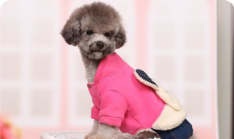 廠家直銷(xiāo)冬裝狗狗衣服四腳衣泰迪寵物衣服 批發(fā)貴賓狗狗用品示例圖8