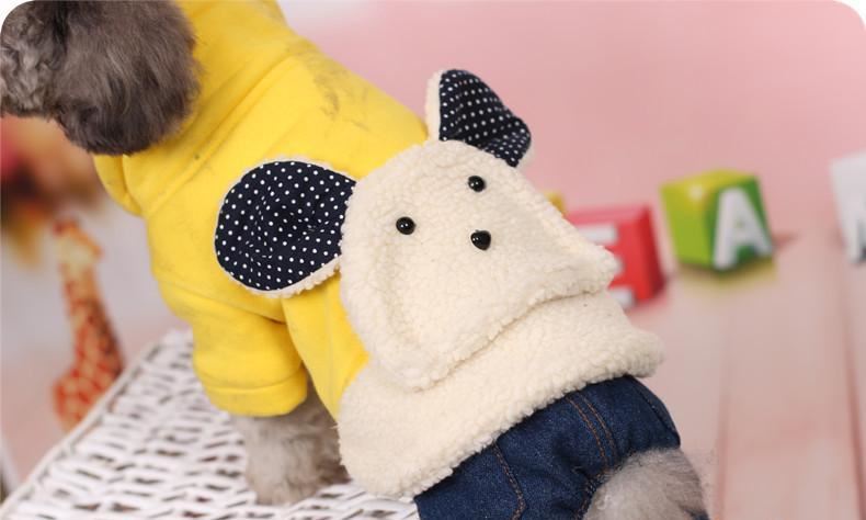 廠家直銷(xiāo)冬裝狗狗衣服四腳衣泰迪寵物衣服 批發(fā)貴賓狗狗用品示例圖9