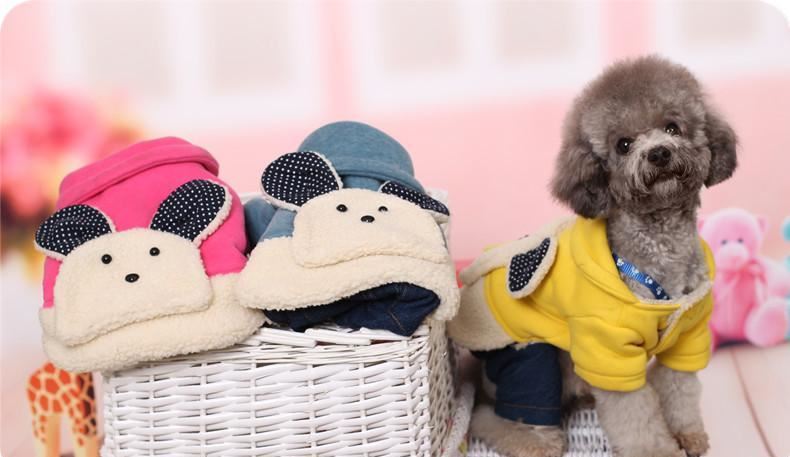 廠家直銷(xiāo)冬裝狗狗衣服四腳衣泰迪寵物衣服 批發(fā)貴賓狗狗用品示例圖16