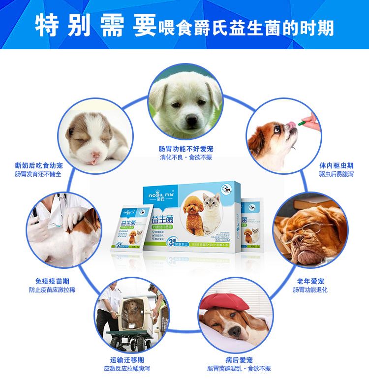 爵氏益生菌宠物狗狗猫腹泻呕吐拉肚子犬调理肠胃宝拉稀便秘挑厌食示例图4