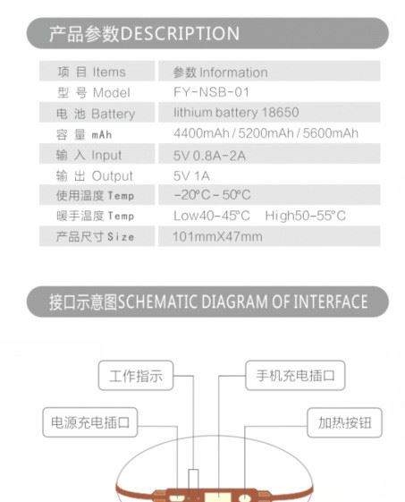 暖手寶電暖寶迷你電熱餅暖寶寶充電寶usb移動電源防爆隨身示例圖5