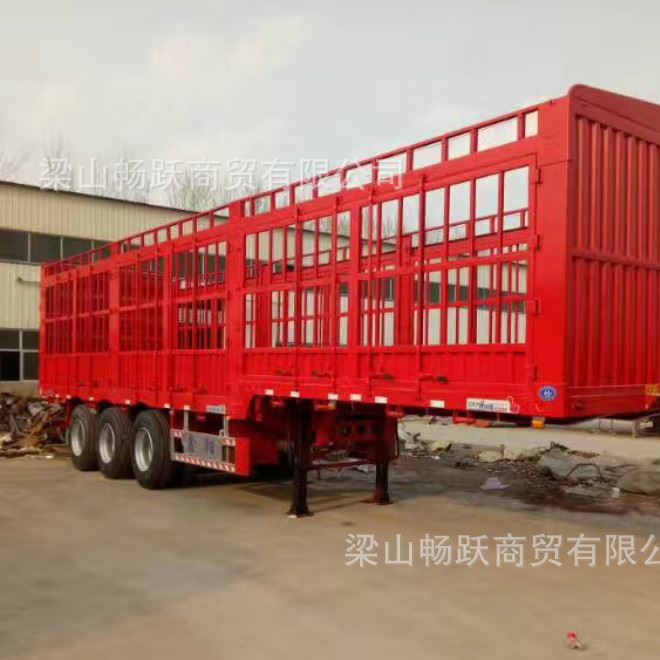 廠家直銷鵝頸倉欄式半掛車 廠家定做 質(zhì)量示例圖7