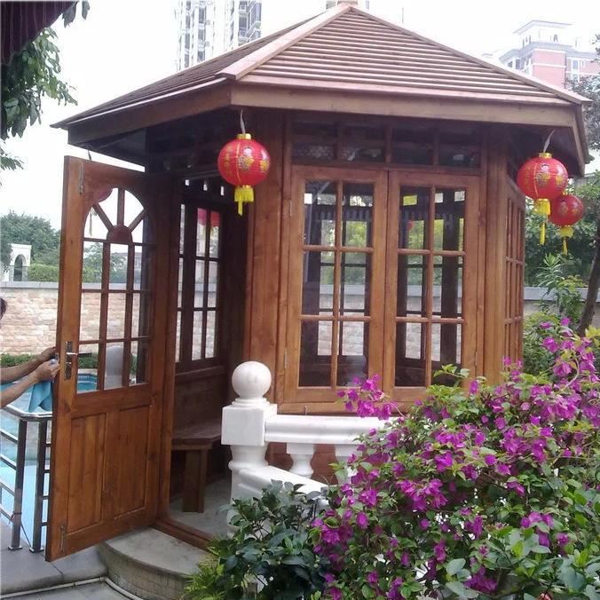 雅麒 定制防腐木涼亭 戶外木亭子 仿古院閣涼亭 免費(fèi)設(shè)計(jì)上門安裝示例圖1