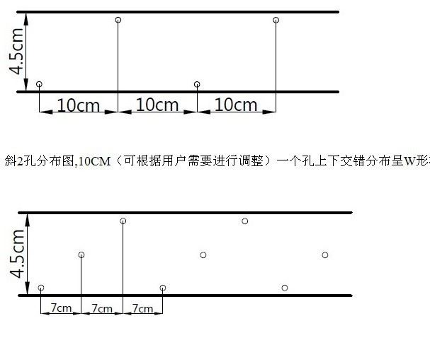 水管滴灌帶微噴帶1寸澆花噴灌水管帶滴管帶農(nóng)用霧化微噴水管接頭示例圖1