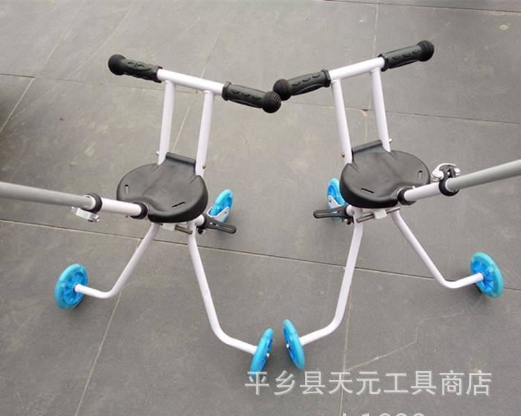 溜娃神器兒童手推車米高同款簡易 折疊滑行車逛商場神器PU示例圖6
