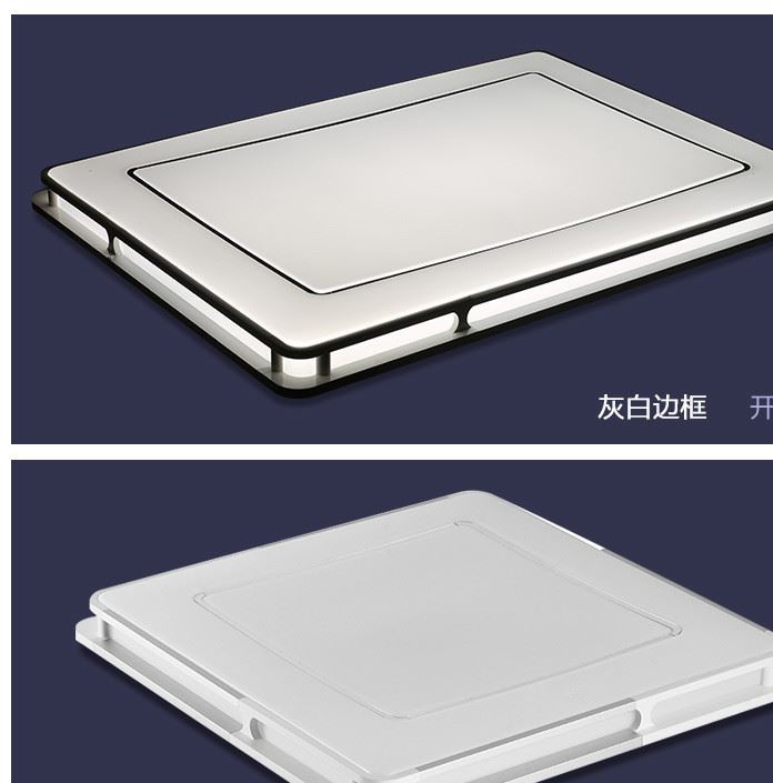 2017新款鋁材燈外殼家居吸頂燈客廳大氣吸頂燈大長方吸頂燈燈具示例圖13