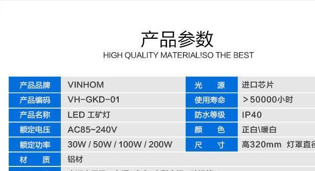 led工礦燈led廠房吊燈工廠燈車間照明燈倉庫天棚燈工業(yè)照明燈示例圖2