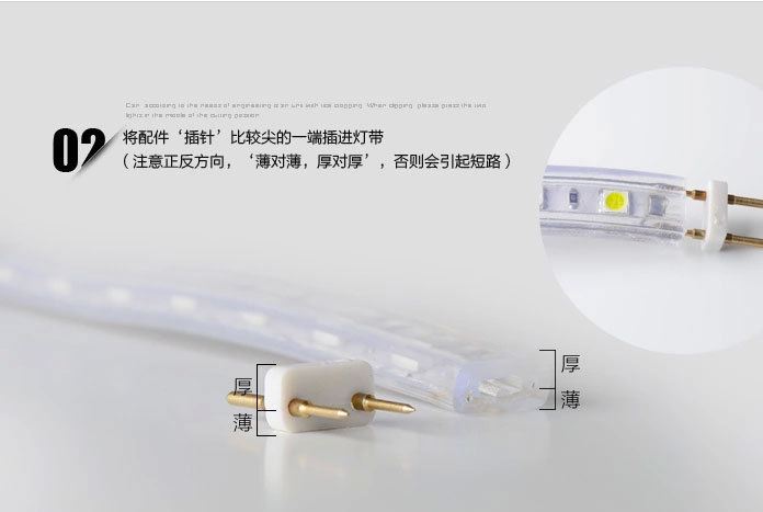 廠家直銷LED燈帶5050彩色 白光 暖光 RGB led防水燈條示例圖13