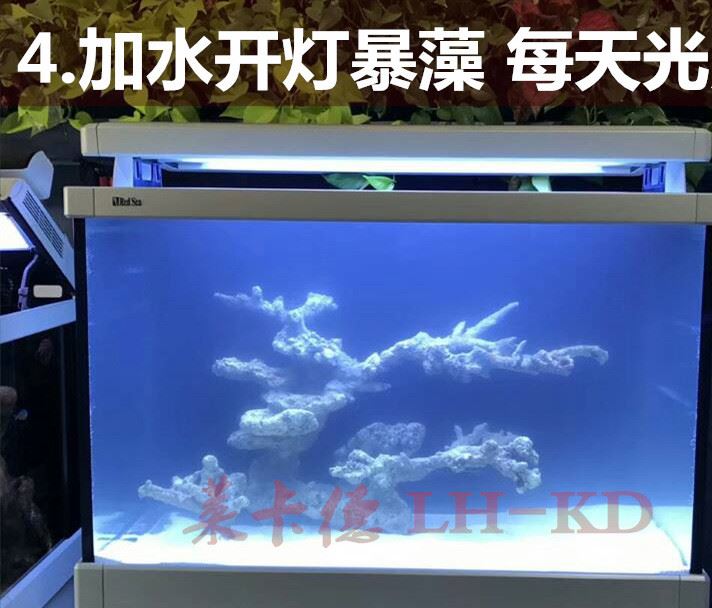 雨林發(fā)泡膠魚缸水族箱造景裝飾水陸造景膠泥魔法膠水族造景石批發(fā)示例圖4