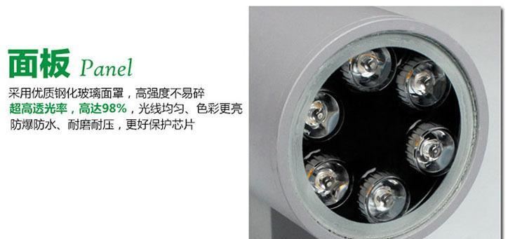 LED户外双头壁灯6W12W18W36w外墙壁灯室外围墙灯防水射灯双面射灯示例图14