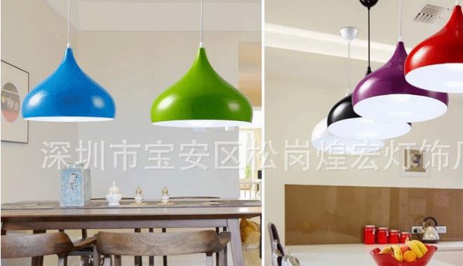 現(xiàn)代鋁材單頭餐吊燈創(chuàng)意LED吧臺(tái)火鍋店飯館茶樓吊燈具批發(fā)供應(yīng)示例圖20